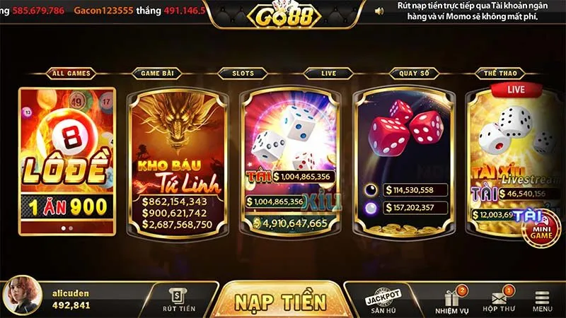 Cổng Game Bài Đổi Thưởng 70 game bai doi thuong go88