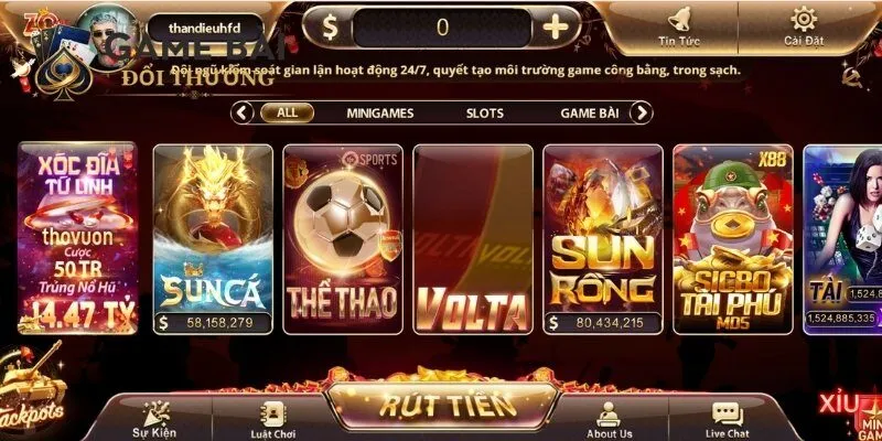 ZOWIN 3 Tổng hợp game hay nhất tại Zowin